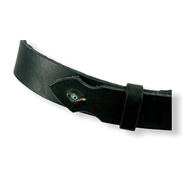 Taxidermy eye Belt (black/chrome)