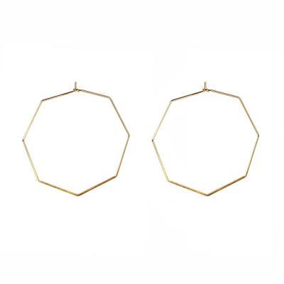 Iro Septagon Earrings (Gold)