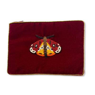 Velvet Moth Purse