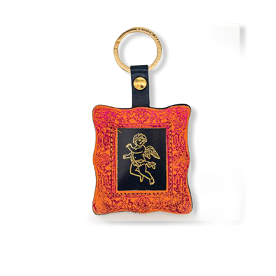 Picture Frame Key Fob Cherub