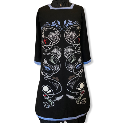 Something Remembered Kaftan (black/multi)