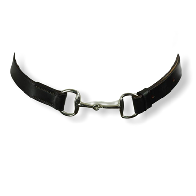 Leather belt (dark brown)