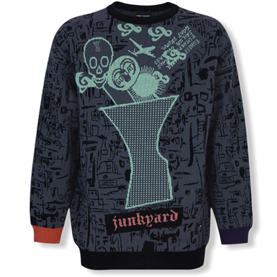 Junkyard Sweater (Black/Grey/Multi)