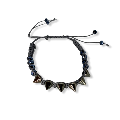 Studded bracelet (black)