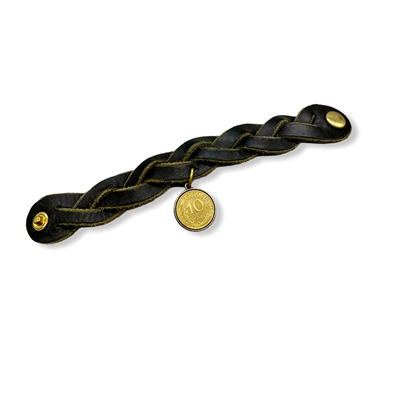 Kellan Bracelet with Charm (black)