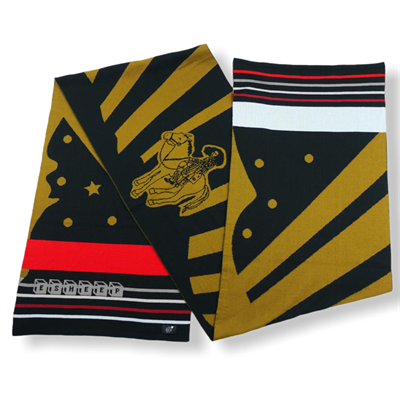 Universal Cowboy Blanket Scarf (olive/black/multi)