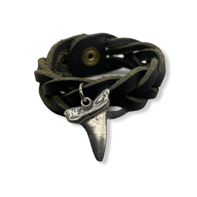 Kellan Bracelet with Charm (chunky black)