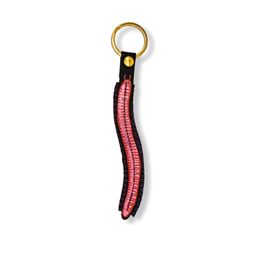 Millipede Key Fob Purple/Pink