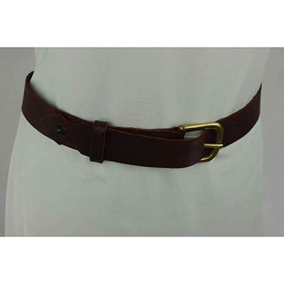 Taxidermy eye Belt (brown/brass)