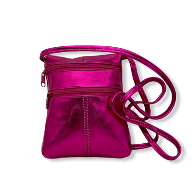 Peggy Purse (metallic pink)