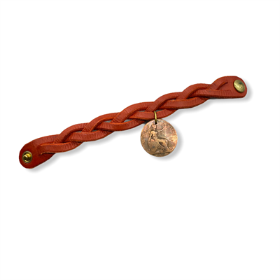 Kellan Bracelet with Charm (red)