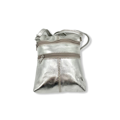 Peggy Purse (metallic silver)