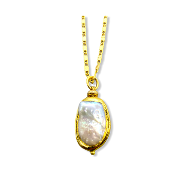 Chunky Freshwater Pearl Pendant