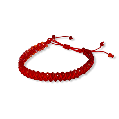 Crystal bracelet (red)