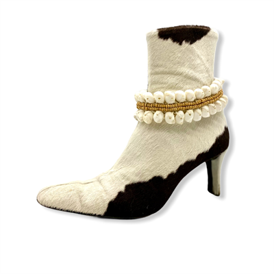 Shell Crochet Ankle Boot Accessory